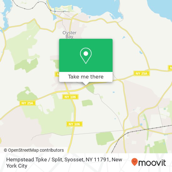 Mapa de Hempstead Tpke / Split, Syosset, NY 11791