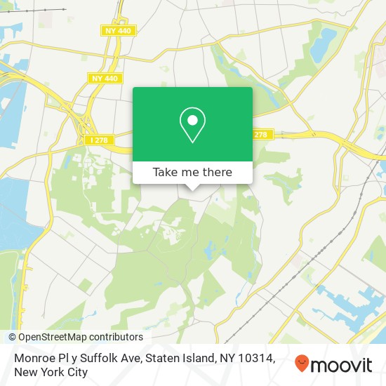 Monroe Pl y Suffolk Ave, Staten Island, NY 10314 map