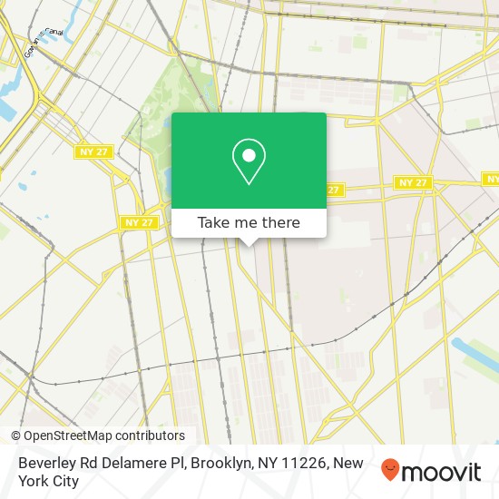 Beverley Rd Delamere Pl, Brooklyn, NY 11226 map