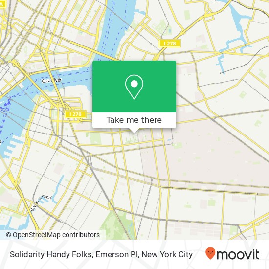 Mapa de Solidarity Handy Folks, Emerson Pl