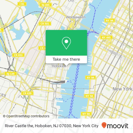 River Castle the, Hoboken, NJ 07030 map