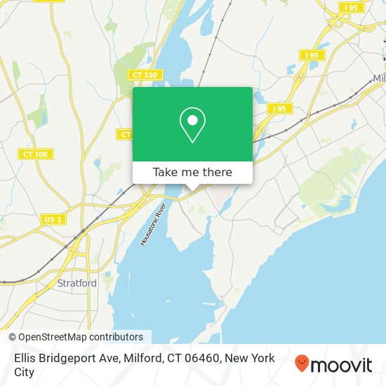 Mapa de Ellis Bridgeport Ave, Milford, CT 06460