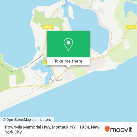Pow / Mia Memorial Hwy, Montauk, NY 11954 map