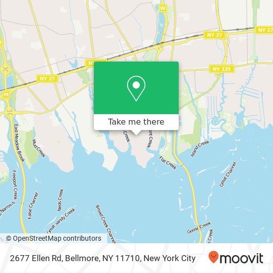 2677 Ellen Rd, Bellmore, NY 11710 map