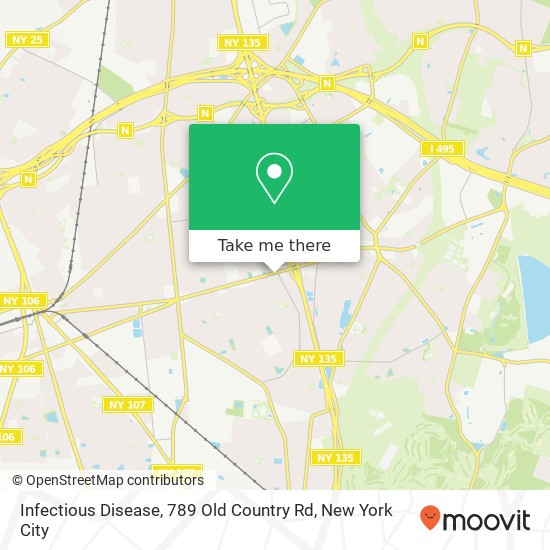Mapa de Infectious Disease, 789 Old Country Rd