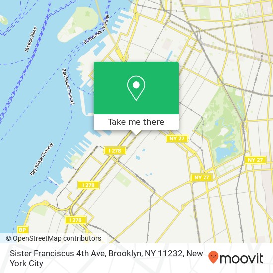 Sister Franciscus 4th Ave, Brooklyn, NY 11232 map