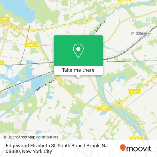 Edgewood Elizabeth St, South Bound Brook, NJ 08880 map