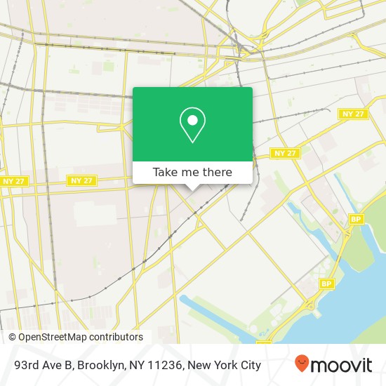 93rd Ave B, Brooklyn, NY 11236 map