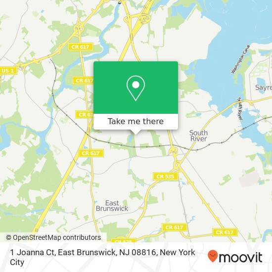 1 Joanna Ct, East Brunswick, NJ 08816 map