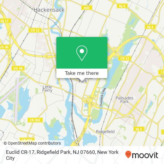Euclid CR-17, Ridgefield Park, NJ 07660 map