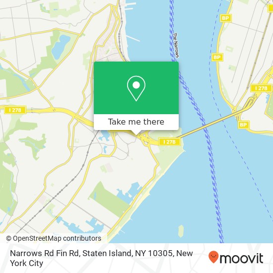 Narrows Rd Fin Rd, Staten Island, NY 10305 map