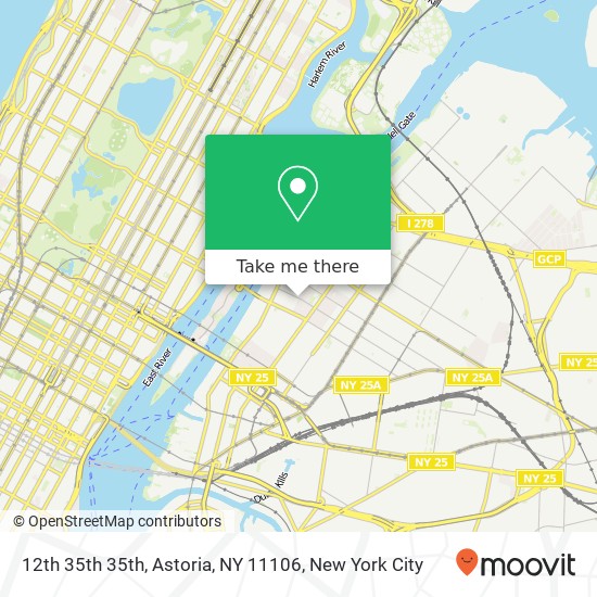 12th 35th 35th, Astoria, NY 11106 map