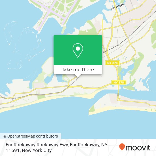 Mapa de Far Rockaway Rockaway Fwy, Far Rockaway, NY 11691