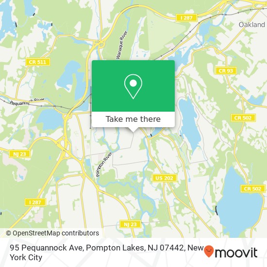 95 Pequannock Ave, Pompton Lakes, NJ 07442 map