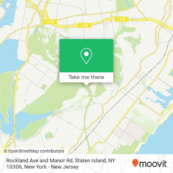 Rockland Ave and Manor Rd, Staten Island, NY 10306 map