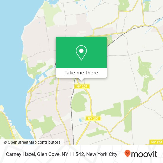 Carney Hazel, Glen Cove, NY 11542 map