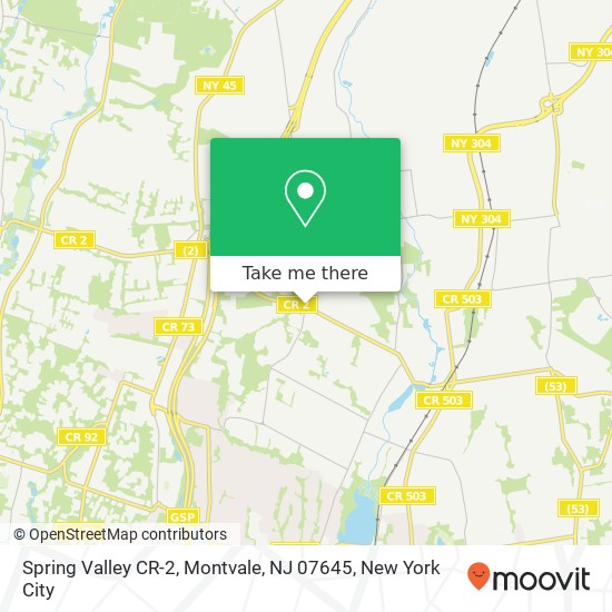 Spring Valley CR-2, Montvale, NJ 07645 map