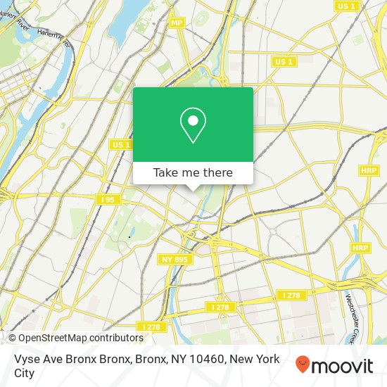 Vyse Ave Bronx Bronx, Bronx, NY 10460 map