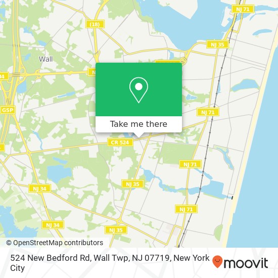 524 New Bedford Rd, Wall Twp, NJ 07719 map