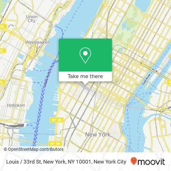 Mapa de Louis / 33rd St, New York, NY 10001