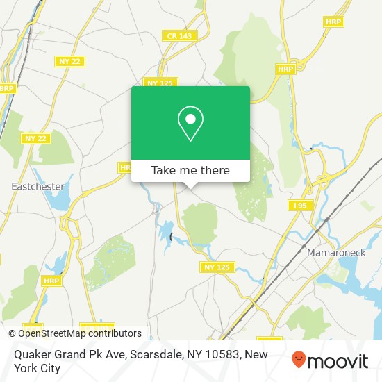 Quaker Grand Pk Ave, Scarsdale, NY 10583 map