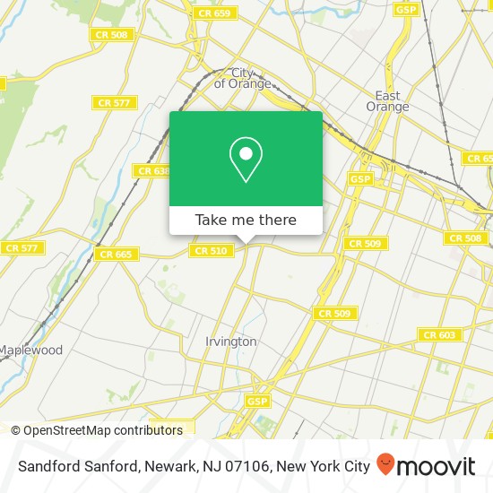 Sandford Sanford, Newark, NJ 07106 map