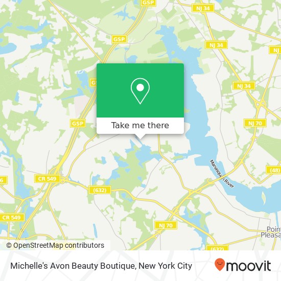 Michelle's Avon Beauty Boutique map