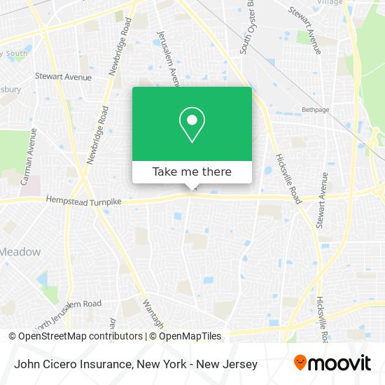 John Cicero Insurance map