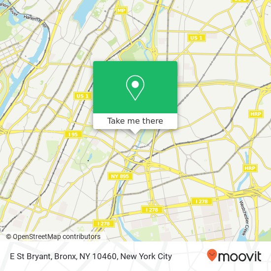 E St Bryant, Bronx, NY 10460 map