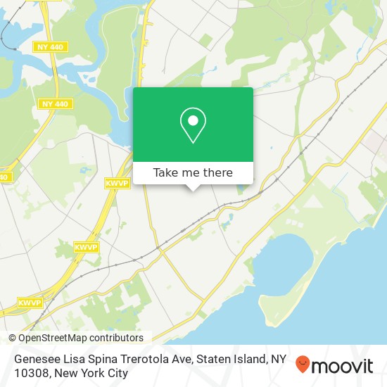 Genesee Lisa Spina Trerotola Ave, Staten Island, NY 10308 map