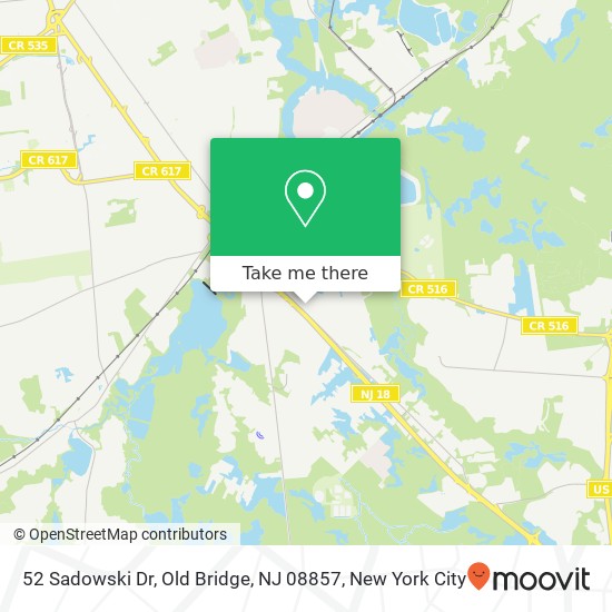 52 Sadowski Dr, Old Bridge, NJ 08857 map