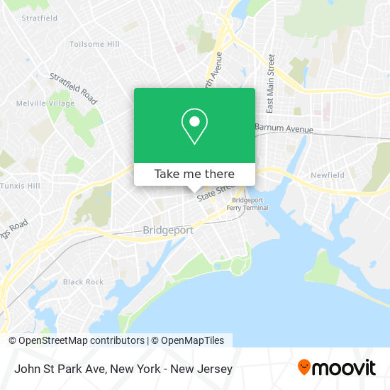 Mapa de John St Park Ave