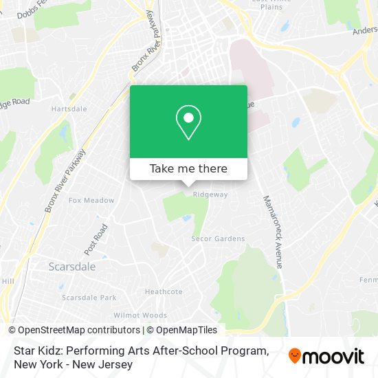 Mapa de Star Kidz: Performing Arts After-School Program