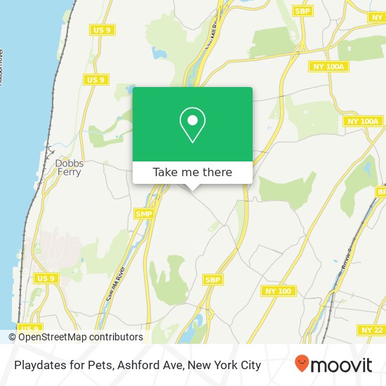 Mapa de Playdates for Pets, Ashford Ave