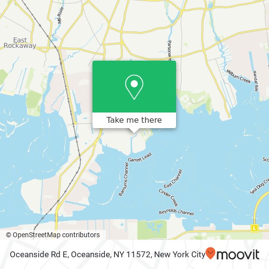 Mapa de Oceanside Rd E, Oceanside, NY 11572