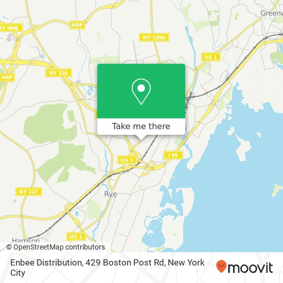 Mapa de Enbee Distribution, 429 Boston Post Rd