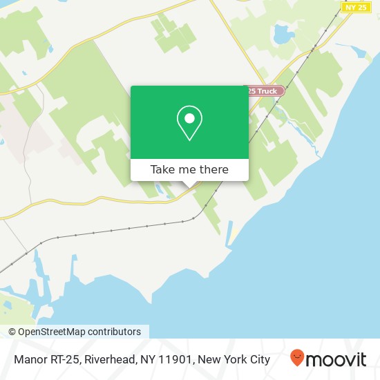 Mapa de Manor RT-25, Riverhead, NY 11901