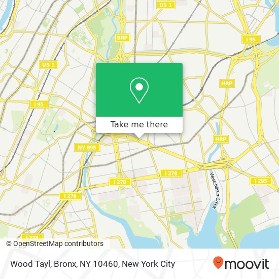 Wood Tayl, Bronx, NY 10460 map