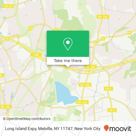 Long Island Expy, Melville, NY 11747 map