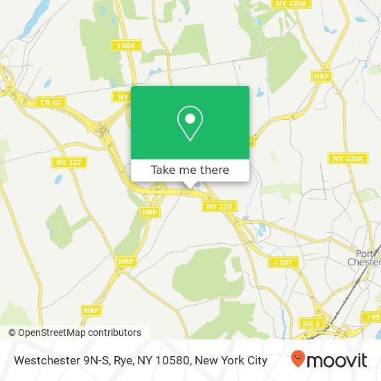 Westchester 9N-S, Rye, NY 10580 map