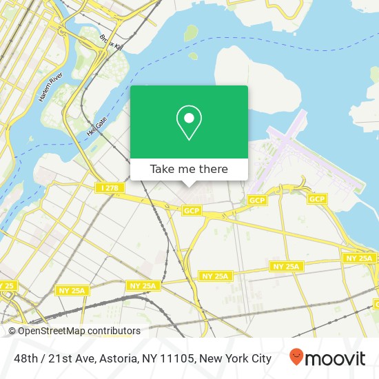 Mapa de 48th / 21st Ave, Astoria, NY 11105