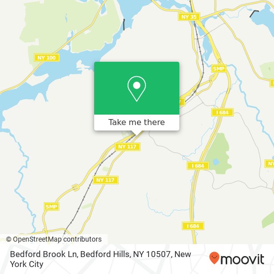 Bedford Brook Ln, Bedford Hills, NY 10507 map