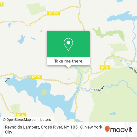 Reynolds Lambert, Cross River, NY 10518 map