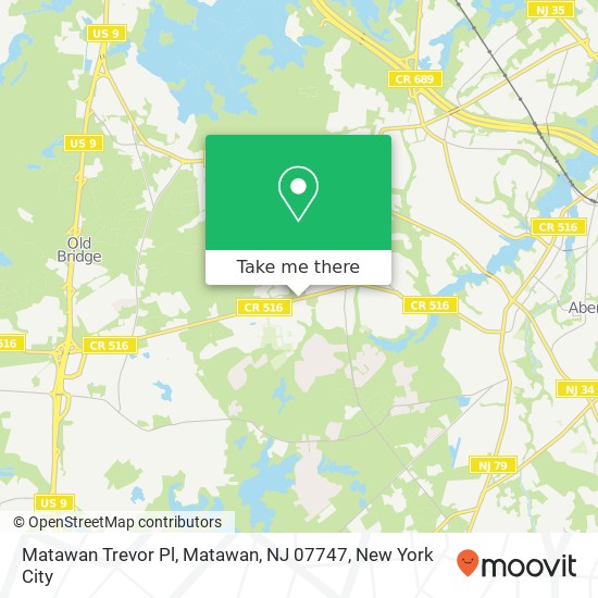 Matawan Trevor Pl, Matawan, NJ 07747 map