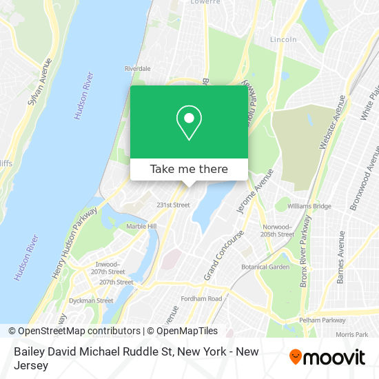 Mapa de Bailey David Michael Ruddle St