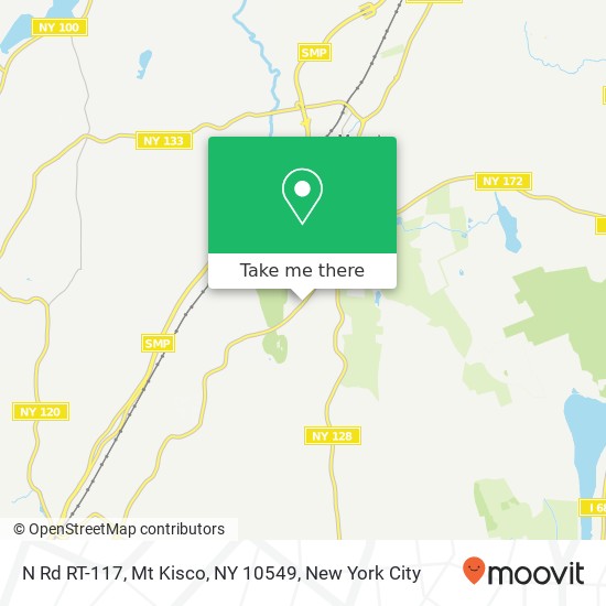 Mapa de N Rd RT-117, Mt Kisco, NY 10549