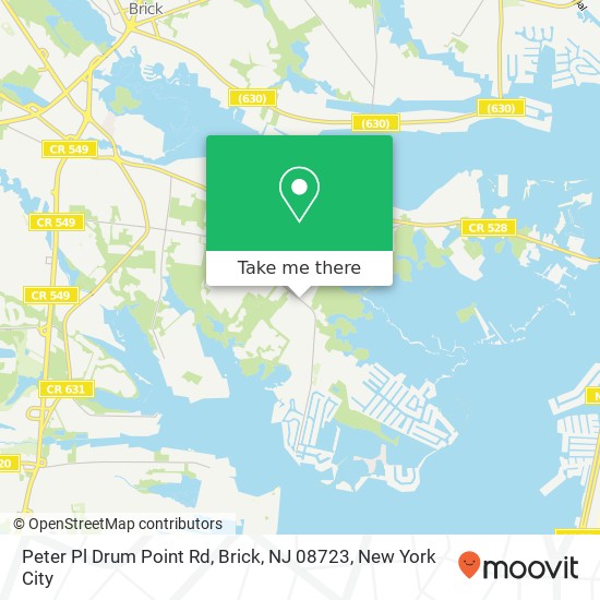 Peter Pl Drum Point Rd, Brick, NJ 08723 map