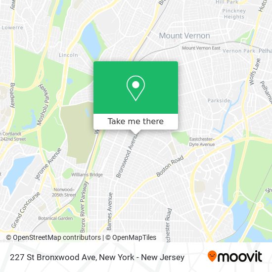 227 St Bronxwood Ave map