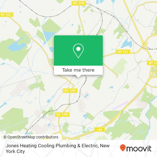 Mapa de Jones Heating Cooling Plumbing & Electric