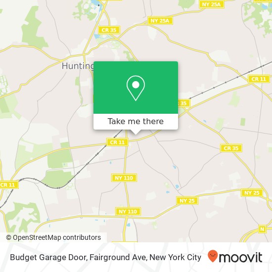 Mapa de Budget Garage Door, Fairground Ave